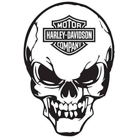 Stickers rétro réfléchissant pour Casque de Moto Harley Davidson Fierce