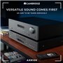 Cambridge Audio AXR100 - Récepteur stéréo Hi-FI séparé de 100 Watts avec scène Phono intégrée Radio FM/AM et Bluetooth 5.0 - Gri