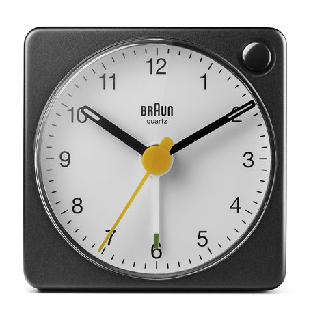 Braun Réveil analogique de Voyage Classique avec Fonction Snooze et lumière