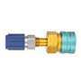 Adaptateur R1234yf,adaptateur de couplage rapide de coupleur rapide de voiture R1234YF à R134A pour climatiseur de voiture Rapid
