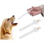 SCSpecial Lance Pilule Chat Chien 2 Pièces en Plastique Pet Pill Poppers Handy Durable Pet Pill Distributeur Tablettes médicales