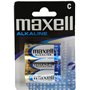 Maxell Lot de 2 piles alcalines Baby C