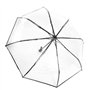 Cafopgrill Transparenter Regenschirm, tragbarer dreifacher Reiseregenschirm Sun Rain Folding Ladies Fashion Umbrella Zuverlässig
