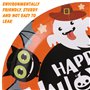 Hemoton Service de table jetable pour Halloween – 24 personnes – Vaisselle en carton – Comprend 24 assiettes en carton, 48 servi
