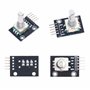 WayinTop 5pcs Rotatif Encodeur Module KY-040 360 Degrés Rotary Encoder avec Capuchon de Bouto