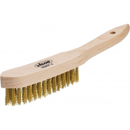 Vigor V6807-4 Brosse métallique en laiton
