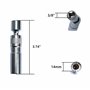 DPTOOL 14 mm Joint Universel Douille Magnétique Bougies d'allumage à paroi mince 3/8" Clé à Bougie Outil de Démontage de Douille