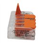 15 pièces Wago borne de raccordement 5 fils avec levier 0,5-6 qmm petit modèle, transparent
