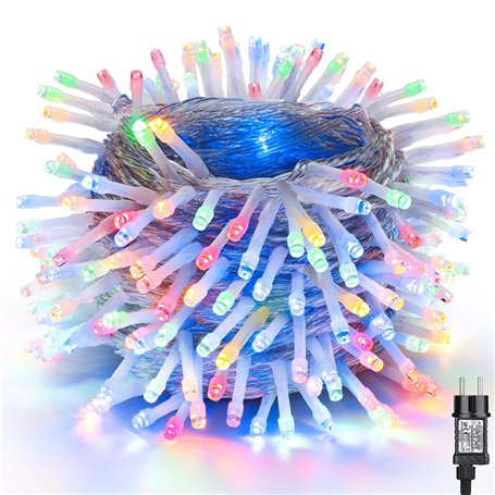 NEXVIN Guirlande Lumineuse Sapin de Noel 20M 200 LED Multicolore Lumiere Sapin de Noel