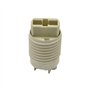 Douille de lampe halogène G9 avec raccord enfichable arrière et capot isolant M10 x 1 filetage extérieur 20