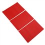 Keenso Kit de correctifs réparation PVC 3pcs, Accessoire Gonflable Bateau pour Le canot Kayak pneumatique(Rouge)