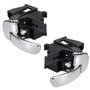 JenNiFer Poignées De Porte Intérieures Gauche/Droite pour Nissan Navara D40 Ute/Pathfinder R51 05-13 - Droite