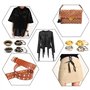 Gasea 120 Set Grommets Eyelets Métal 4 Couleurs œillets avec Rondelles 6mm Kit d'Outils à Oeillet Couture Avec 3PCS Grommets Ins