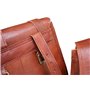 american blue Sacoches de Selle en Cuir Marron Sacoche de Selle Sacoche arrière 2 Poches Sac à Outils pour vélo et Moto