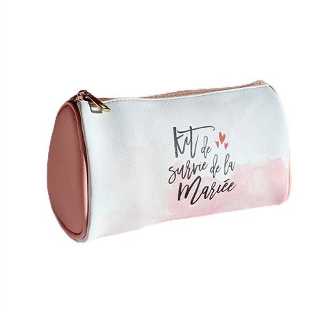 Pochette mariée - Kit de Survie de la mariée | Future mariée - Cadeau EVJF - Cadeau Mariage - Accessoire Mariage | Team de la ma