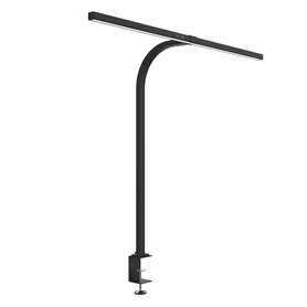 Unilux Strata Lampe de Bureau LED Ergonomique Noir 70 x 80cm avec Variation d'intensité Lumineuse et de Température de Couleur Unilux Strata Lampe de Bureau LED Ergonomique Noir 70 x 80cm avec Variation d'intensité Lumineuse et de Température de Couleur