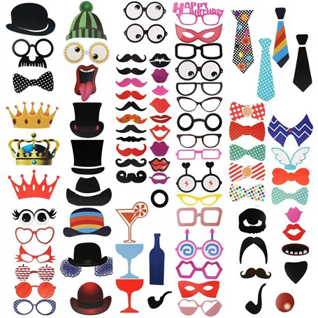 Fodlon 89 Pièces Accessoires pour Photomaton