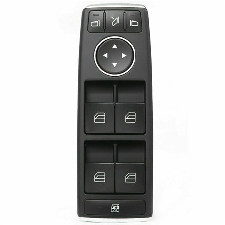 Twowinds - Interrupteur Lève-Vitre Compatible avec Mercedes W204 W212 C207 A207 X204 (2008-2017) - Porte Avant Gauche (côté cond