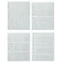 COLLECTOR 10 Pages pour Album de Billets - Type 4 - pour Quatre Billets, intercalaires Feuilles de Rechange supplémentaires ou A