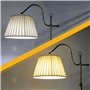 ACMHNC Lampadaire Sur Pied Salon, Lampe Sur Pied Vintage Dimmable avec Télécommande, 3000k-6000k, E27 Lampadaire Salon Doré avec