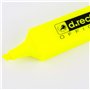 D.RECT 1127 Lot de 12 surligneurs à pointe biseautée Jaune