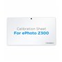 Plustek Feuille de contrôle d'étalonnage - pour scanner ePhoto Z300 uniquement