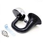 YIYIDA Klaxon électrique pour voiture Car Horn Noir 150DB Voiture Corne Voiture Corne air klaxon camion corne haut-parleur d'esc