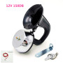 YIYIDA Klaxon électrique pour voiture Car Horn Noir 150DB Voiture Corne Voiture Corne air klaxon camion corne haut-parleur d'esc