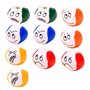 iwobi 10 Pièces Balles de Jonglage, Balles de Jonglages Debutant Jouets Anti-Stress pour Garçons Filles et Adultes