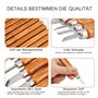 HOSPAOP Outil de Ciseaux à Bois Kit, 12 Pièces DIY Outils de Sculpture avec Pierre à Aiguiser, Couteau de Sculpture pour Sculpte