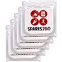 SPARES2GO Lot de 5 Sacs à Poussière compatible avec Titan 16L 20L 30L 40L Aspirateur + Pastilles Désodorisantes