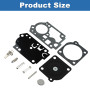 AUMEL Kit de Reconstruction de carburateur pour ZAMA RB-156 C1U-W43 C1U-W45 Poulan BVM210VS Ventilateur