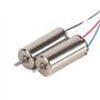 Moteur de Drone à Coupe Creuse 2Pcs 8.5x20mm 3-5V 0.15A 35000RPM-50000RPM 8520 Moteurs Sans Noyau 8520 pour Bricolage RC Drone Q