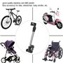 Broco Parapluie Guidon Support,Vélo bébé Poussette Parapluie Pluie Fauteuil Roulant Ensoleillé Support à Extension for Guidon