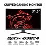 msi Optix G32C4 80 cm (31.5") 1920 x 1080 Pixels Full HD Incurvé Mat Noir