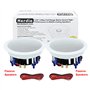 Herdio 5,25 Pouces Enceinte encastrable Plafond (8 ohms 300 Watts)