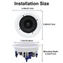 Herdio 5,25 Pouces Enceinte encastrable Plafond (8 ohms 300 Watts)