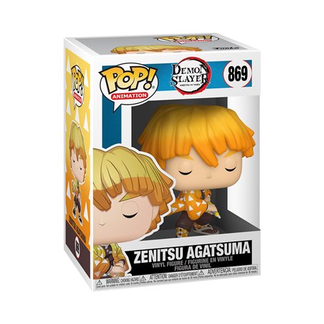 Funko Pop Animation: Demon Slayer - Zenitsu Agatsuma- Exclusivité Amazon - Figurine en Vinyle à Collectionner - Idée de Cadeau -