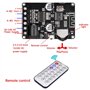DollaTek Bluetooth 5.0 Amplifier Board 20W 30W 40W Module stéréo Récepteur audio numérique sans fil double canal avec télécomman
