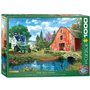 Eurographics 6000-5526 The Red Barn by Dominic Davison Puzzle Divers 48 x 68 cm