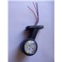Formplas Lot de 2 feux de position LED 12 V 24 V 12 V 24 V gauche et droite Couleur blanc et rouge Feux latéraux pour camion, vo
