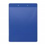 Exacompta - Réf. 19292E - Porte-bloc à pince avec pochette plastique sur le dos - Système d'accroche mural - Dimensions : 23 cm