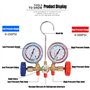 Ensemble de Manometre Frigoriste,Fydun Tuyau de Auto Climatisation de Voiture Réfrigérant Tuyau de Adaptateur avec Guage