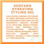 CANTU - Gel coiffant hydratant à l'avocat sans alcool - Femme - 524 g - Définition forte et nutrition sans effet cartonné