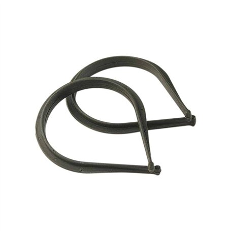 cyclingcolors 2X Protege Bas DE Pantalon Pince en Plastique Noir Universel Velo VTT