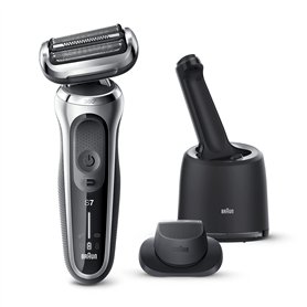 Braun Series 7 Rasoir Électrique Homme À Grille Sans Fil Argent