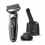 Braun Series 7 Rasoir Électrique Homme À Grille Sans Fil Argent