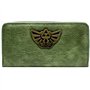 Legend of Zelda en Relief Tri-Force Symboles Portefeuille Vert