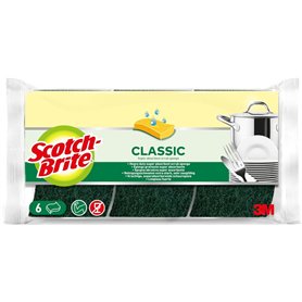 Scotch-Brite Classic Éponge à Récurer en Cellulose Non Rayante - 6 Pièces - Tampon à Récurer Très Absorbant Indiqué pour Les Tâc Scotch-Brite Classic Éponge à Récurer en Cellulose Non Rayante - 6 Pièces - Tampon à Récurer Très Absorbant Indiqué pour Les Tâc