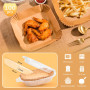 edihome, Papier Cuisson Air Fryer, pour Friteuse sans Huile, 100 Unitès, 20-24 cm, BPA Free, Jetable, pour Four, 5 à 8 litres (C
